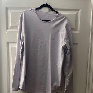 BYLT Basics Light Purple Long Sleeve Tee